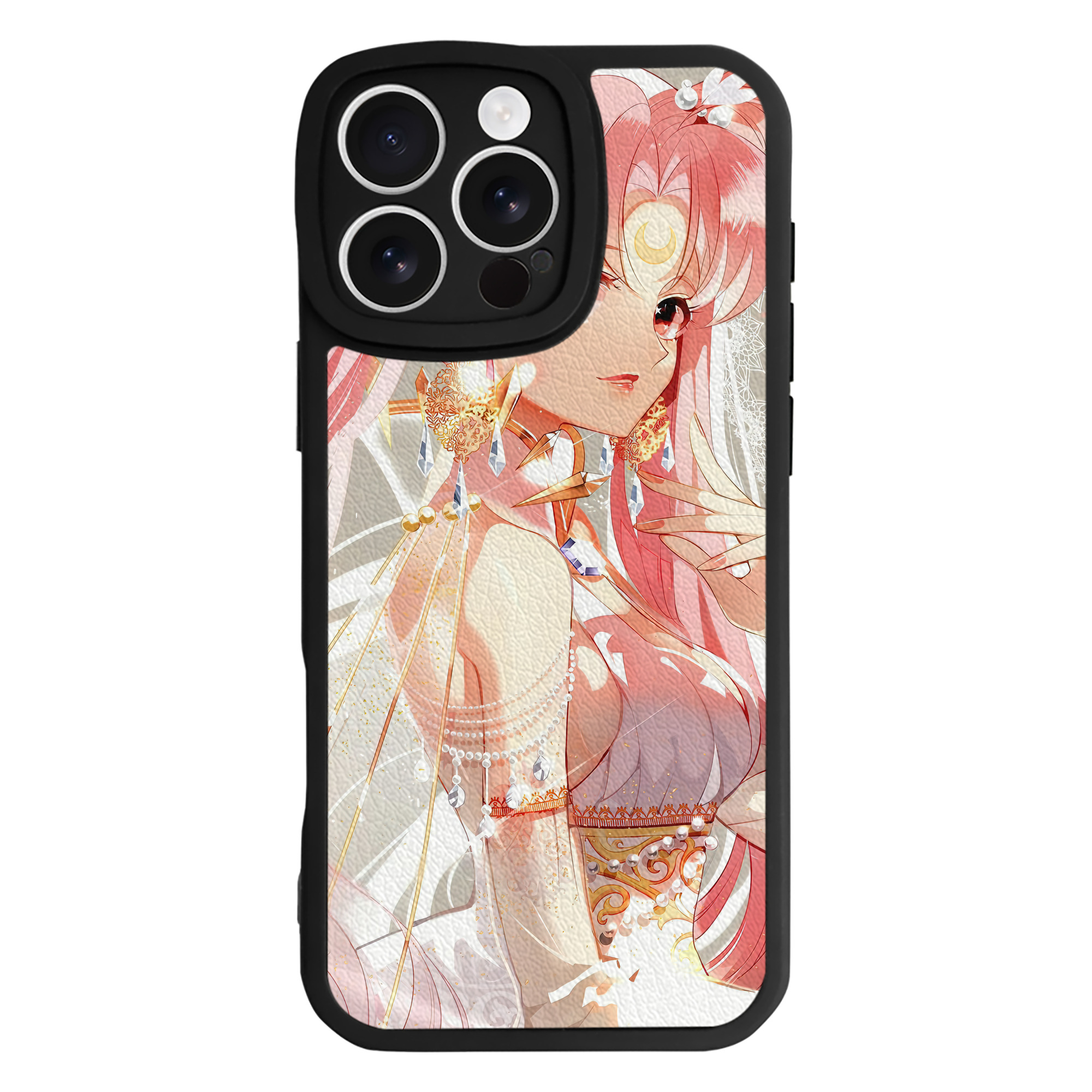 （画像用） 美少女戦士セーラームーン Sailor Moon 【iPhone 16シリーズ対応】シリコンスマホケース（レザー調） 材質：シリコン